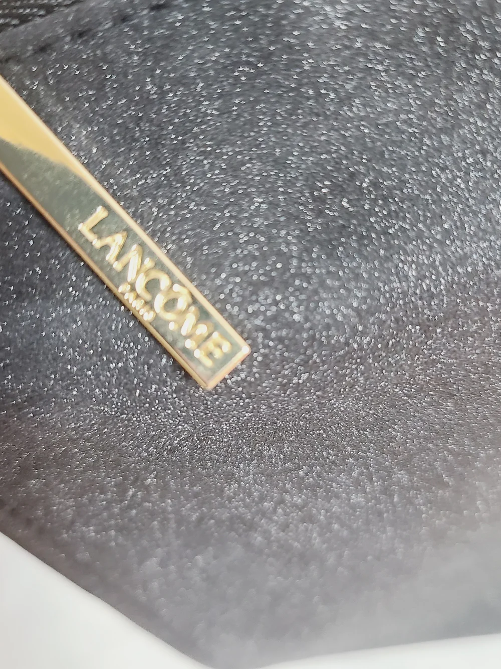 Lancome Metallic Makeup Bag